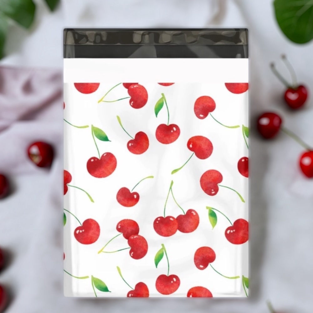 25 10X13 Poly Mailers, Cherry Shipping Envelopes PRICE IS FIRM - Picture 4 of 15